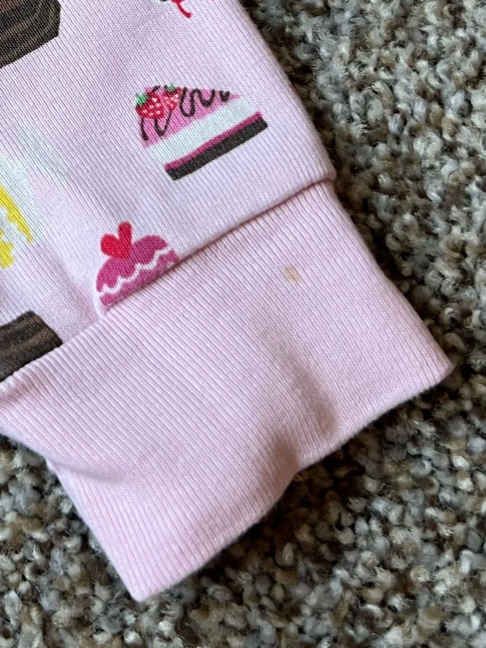 🎉5/$20🎉GYMBOREE Infant Pink Dessert-Print Pajama Set
